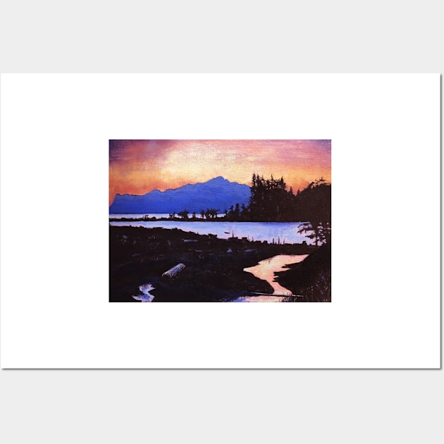 Sundown On The Sunshine Coast Wall Art by alepekaarts